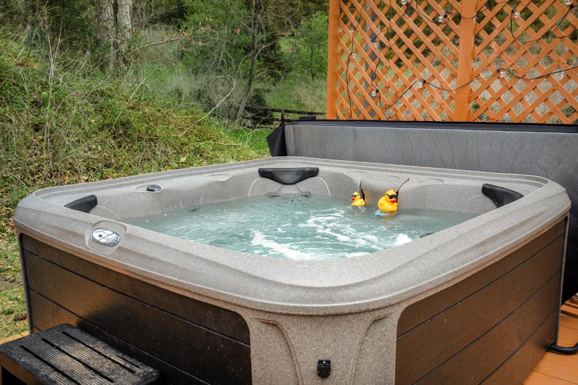 Creekside Cabin W Hot Tub, Fire Pit, Grill, Wifi! Basye Extérieur photo